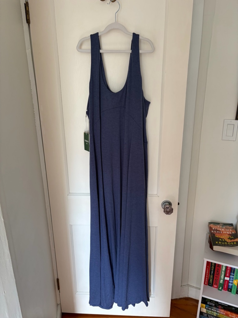 HALARA U Neck Flowy Maxi Casual Tank Dress